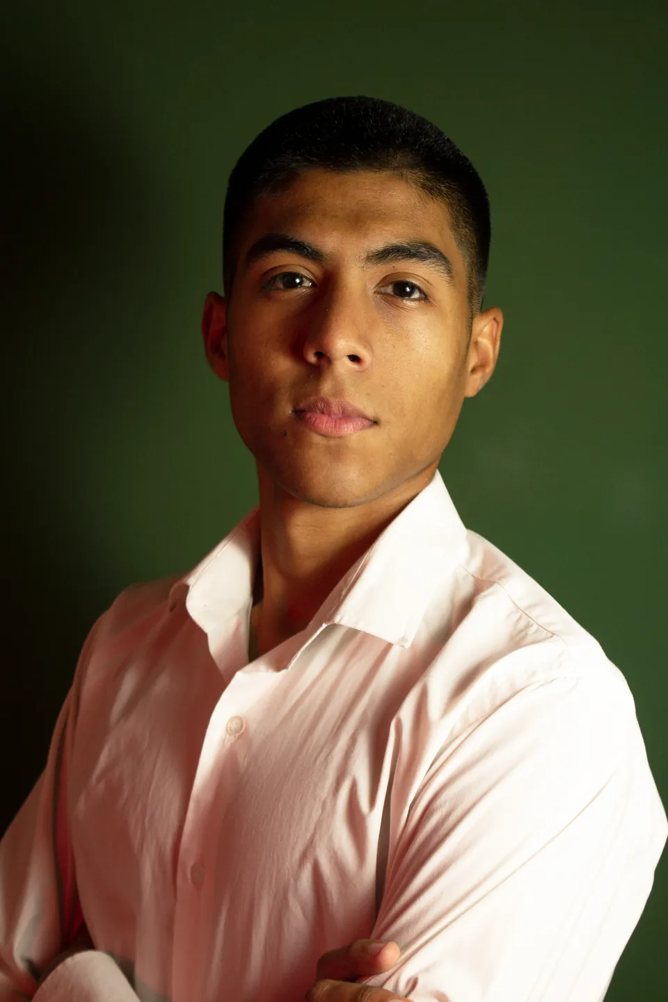 Joaquín Caballero, el más trabajador de San Lorenzo, retrato de estudio